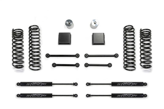 FABTECH K4193M Fabtech - 20-21 JEEP JT 4WD DIESEL 3in Sport II System w/Stealth (K4193M)