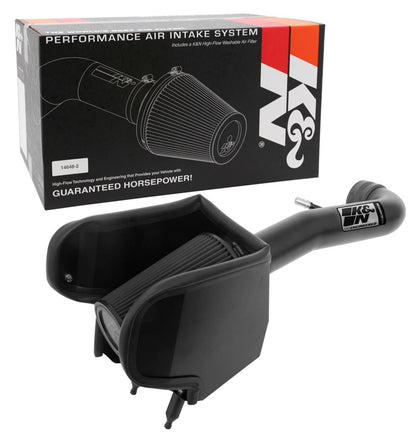 K&N FILTER 71-1576 K&N Cold Air Intake System: High-Flow Air Filter, Increase Performance & Towing: Compatible with Select 2018-2026 V6 3.6L Jeep: Gladiator, Wrangler, JL, 71-1576