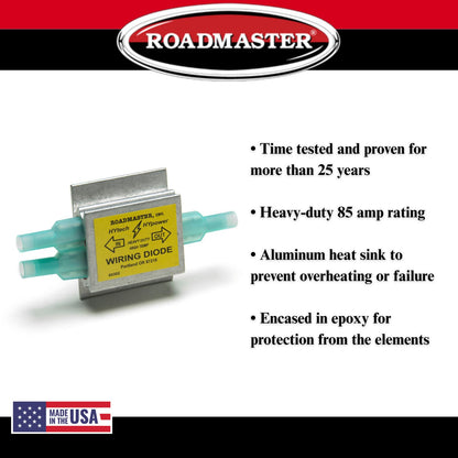 ROADMASTER 794 Roadmaster 794 Pack of 4 Hy-Power Diodes Compatible with RVs & Flat Towed Vehicles | Prevents Electrical Backfeed | Protects Vehicle Wiring Systems During Flat Towing | Ensures Reliable Lighting