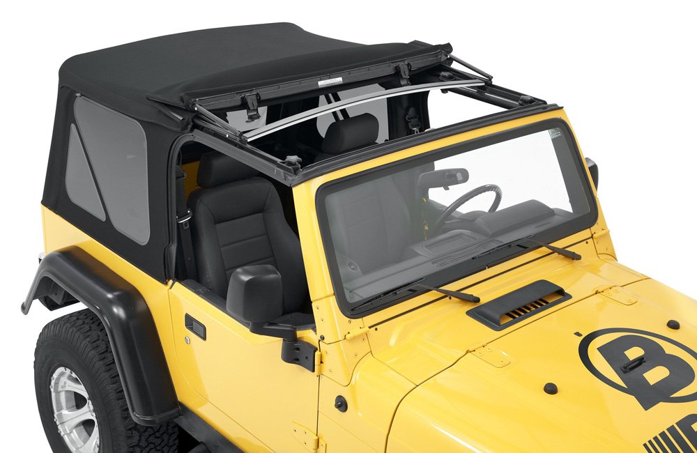 BESTOP 54820-17 Bestop Supertop Black Twill 5482017 for Jeep Wrangler TJ 2-Door 1997-2006
