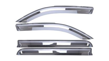 PUTCO 480070 Putco Element Chrome Window Deflectors Fits Dodge Ram Truck 1500 2019-2027 Quad Cab - Set of 4 - in Channel Install