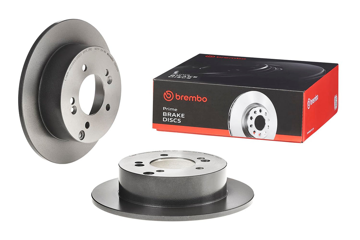 BREMBO 08A63111C02 Brembo 08.A631.11 UV Coated solid Rear Brake Rotor KIA/NAZA OE# 584111D000