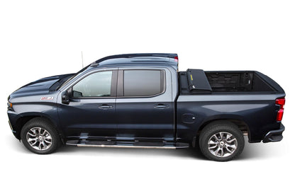 LEER 631137 LEER HF350M Tri-Folding Truck Bed Tonneau Cover, Fits Dodge Ram 1500 Crew Cab and Ram Classic, Years 2009-2018 and 2019, 5'7" Truck Bed, Black