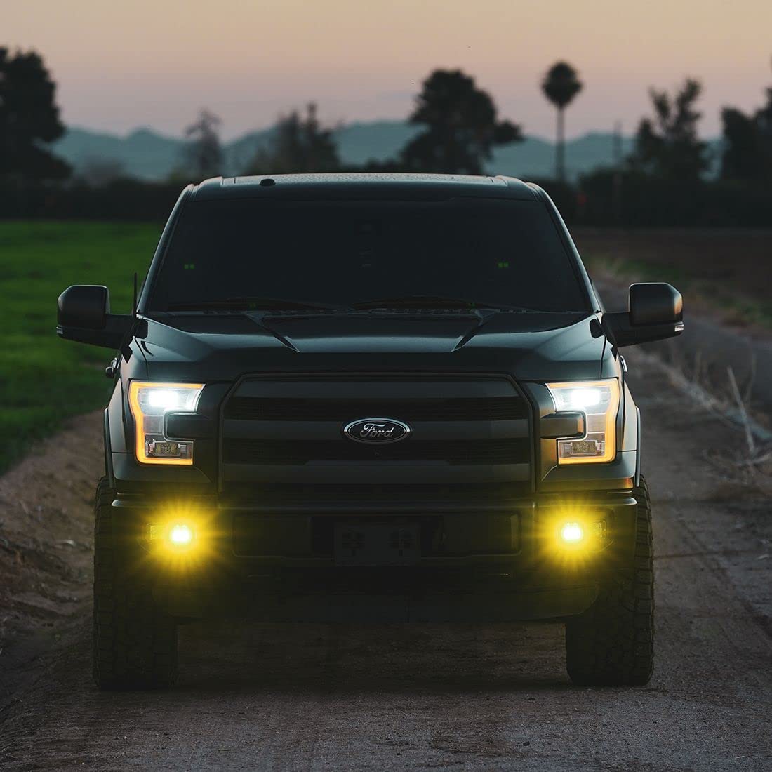 Rigid Industries 50482 RIGID INDUSTRIES D-Series PRO LED Fog Light Pods SAE Yellow Selective/White, Street Legal, Pair