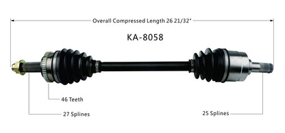 TRAKMOTIVE KA-8058 TrakMotive KA-8058 CV Axle, 1 Pack