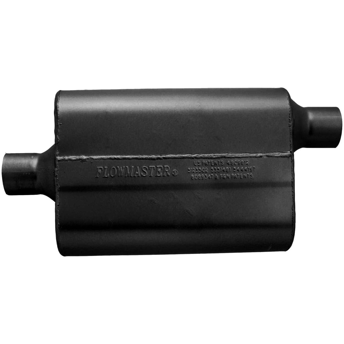 FLOWMASTER 942442 Flowmaster 942442 40 Delta Flow Muffler - 2.25 Center In and 2.25 Offset Out - Aggressive Sound