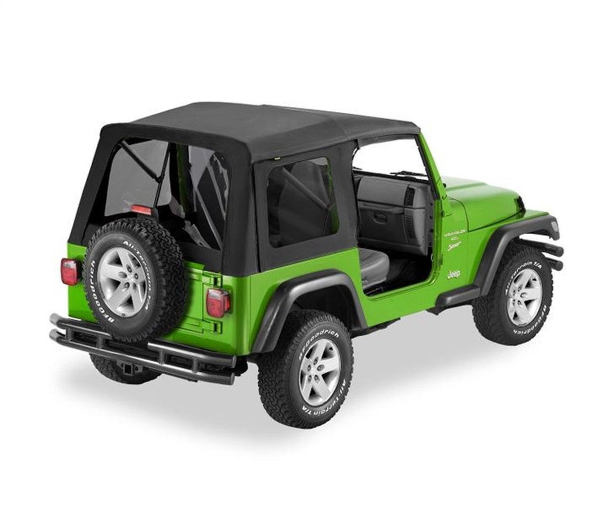 BESTOP 54709-15 Supertop Classic Squareback Soft Tops For Jeep 1997-2006 Wrangler Tj Tinted