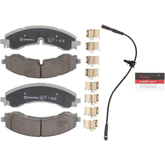BREMBO P10100N Brembo P10100N DISCBRAKEPADSET NAOCERAMIC