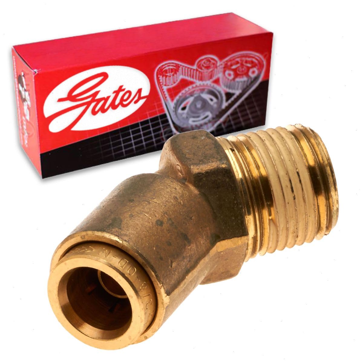 GATES G31102-0804 Gates G31102-0804 AIR BRAKE TO MALE PIPE-45 (SURELOK)