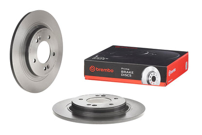 BREMBO 08D22011C02 Brembo 08.D220.11 UV Coated solid Rear Brake Rotor HYUNDAI/HYUNDAI (BEIJING)/KIA/KIA (DYK) OE# 584113V500
