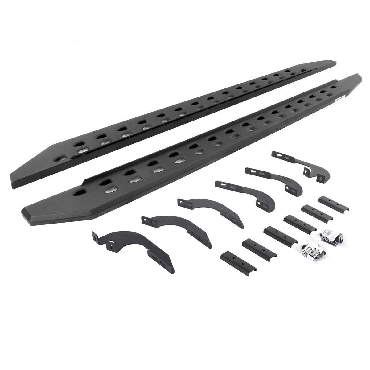 GO RHINO 69442987SPC Go Rhino RB20 Slim Running Boards & Brackets | Galvanized Steel, Textured Black | 69442568SPC | Fits 2014-2023 Toyota 4Runner (Excludes Limited, Nightshade Edition & TRD Sport)