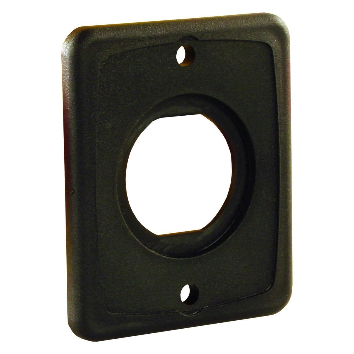 JR PRODUCTS 15155 JR Products 15155 12V/USB Mounting Plate - Single Port,Black