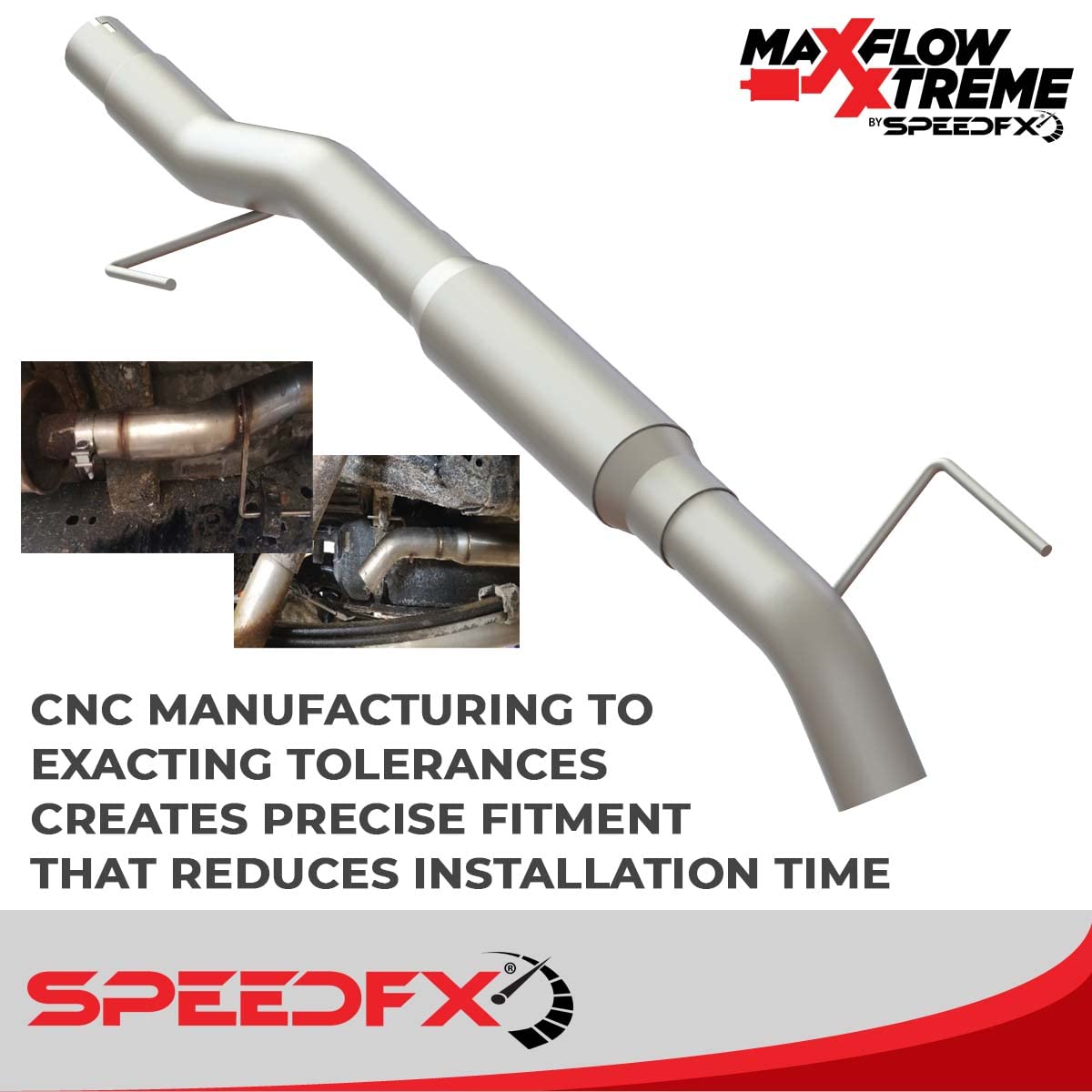SPEEDFX 50300 MaxFlow Xtreme Cat Back Performance Exhaust System Ford F150 2009-2014