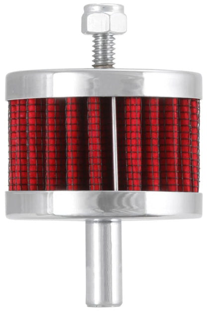 K&N FILTER 62-1090 K&N Vent Air Filter/ Breather: High Performance, Premium, Washable, Replacement Engine Filter: Flange Diameter: 0.25 In, Filter Height: 1.5 In, Flange Length: 0.875 In, Shape: Breather, 62-1090