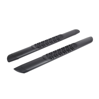 GO RHINO V3492752T Go Rhino V-Series V3 5" Side Steps & Mounting Brackets | Aluminium, Textured Black | V3492752T | Fits 2018-2024 Jeep Wrangler JL, 2-Door