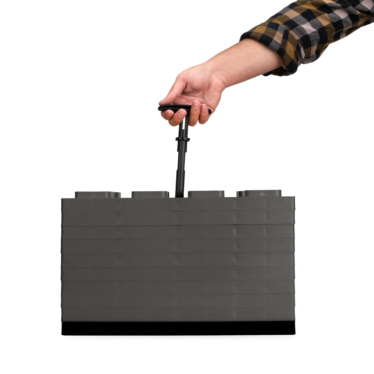 CAMCO 44525 Camco FasTen 4x2 RV Leveling Blocks for Dual Tires, Gray, 10 Pack, 44525