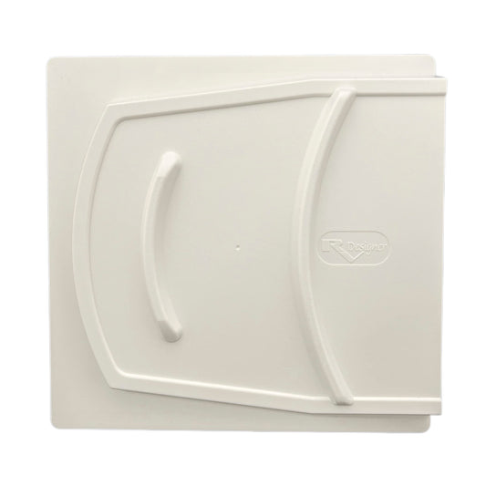 RV DESIGNER E600 RV Designer E600 - RV Screen Door Slide Panel, White, 12" W x 11.75" H