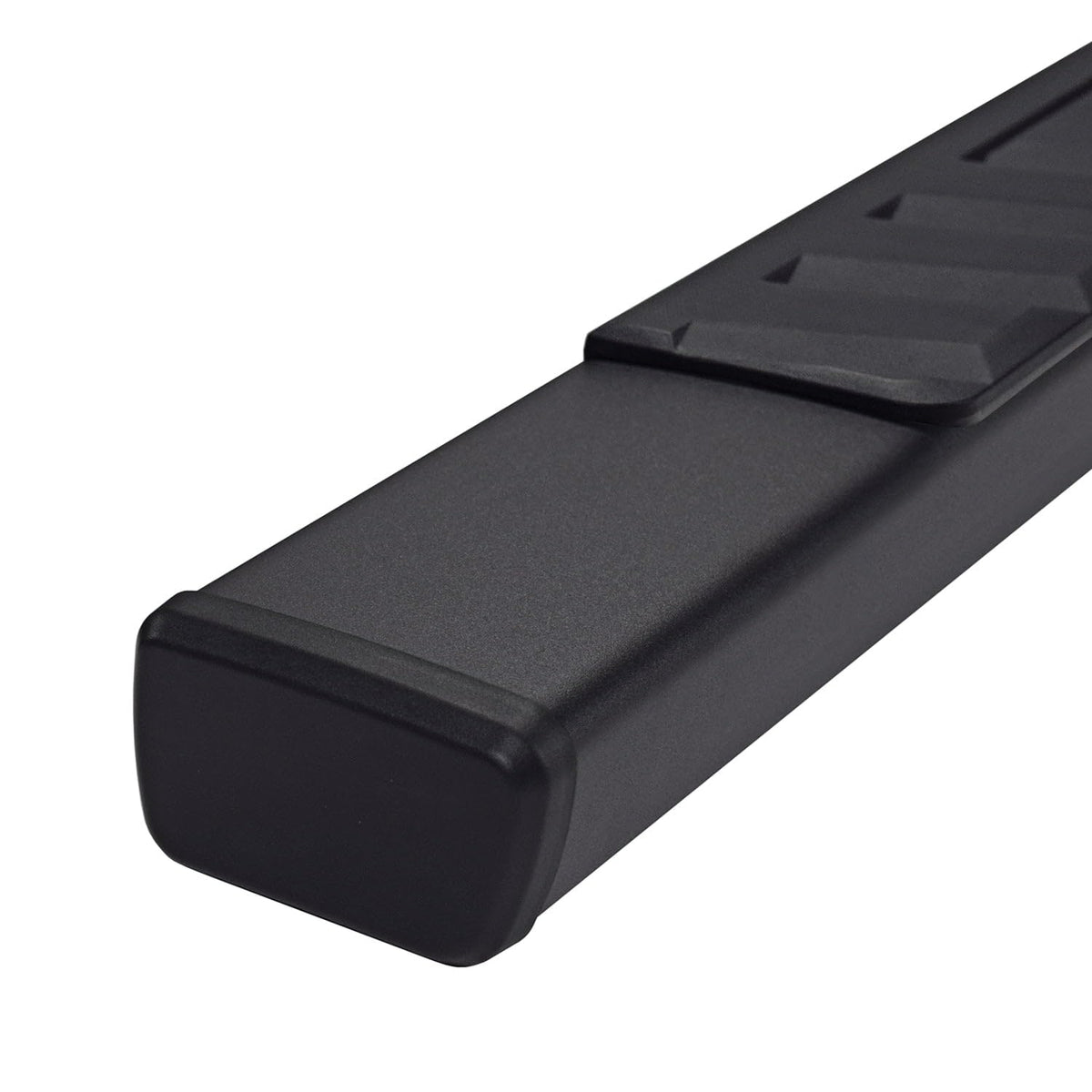 TRAILFX A4020B TrailFX Step Bar Pair Fits 2019-2023 Ford Ranger 4 Inch Trapezoid Nerf Bar Side Steps with Step Pads Titanium Black Powder-Coated Steel Rocker Panel Mount No Drilling Required TrailFX A4020B