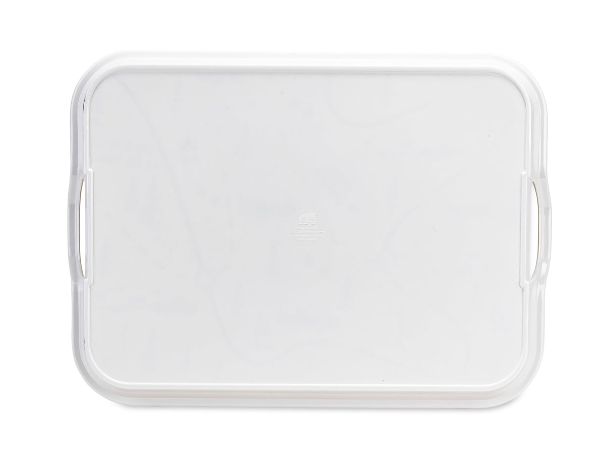 CAMCO 53488 Camco Life is Better at The Campsite Melamine RV Serving Tray - Features RV & Map Themed Design - Great for Kitchen Prep, Picnics, Grilling, and More - Serving Platter is Dishwasher Safe (53488)