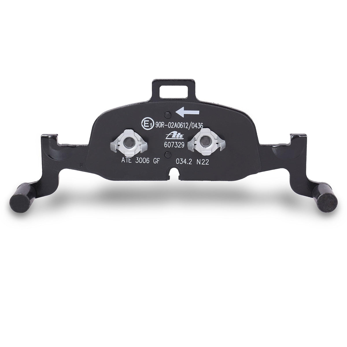 ATE 607329 ATE Ceramic Semi-Metallic Disc Brake Pad Set for Front and Rear - Compatible with Q5, A4, A5, Quattro, A6, A5 Sportback