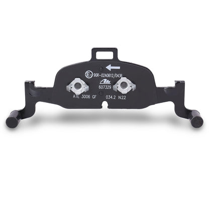 ATE 607329 ATE Ceramic Semi-Metallic Disc Brake Pad Set for Front and Rear - Compatible with Q5, A4, A5, Quattro, A6, A5 Sportback