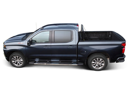 LEER 650290 LEER HF650M Quad-Folding Truck Bed Tonneau Cover, Fits Toyota Tundra with or Without Track System, Years 2007-2021, 6'6"Truck Bed, Black