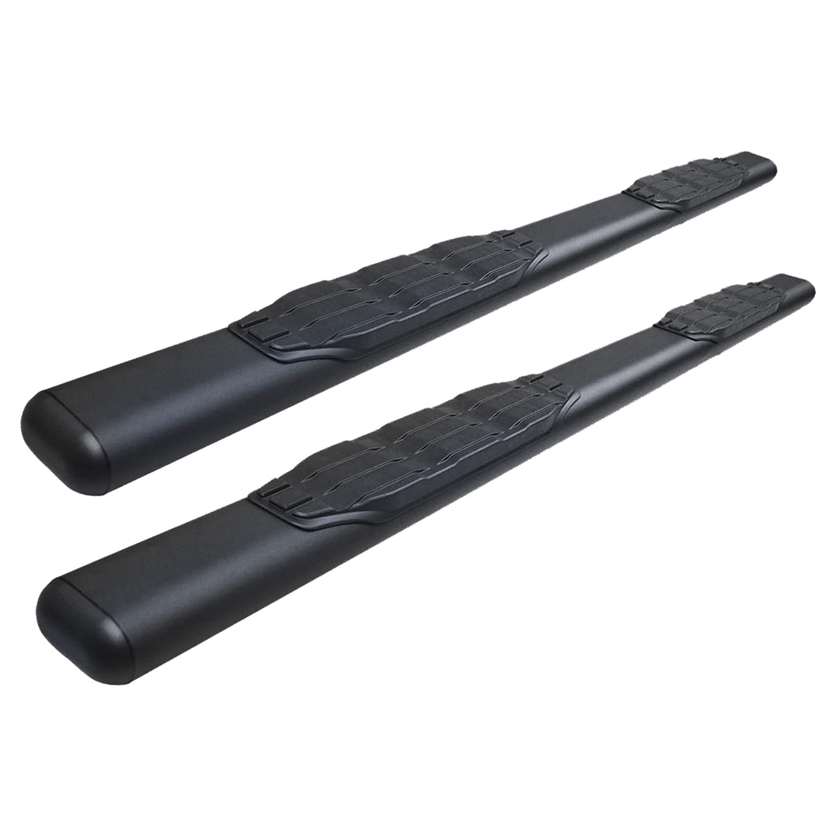 GO RHINO 10580T Go Rhino 5" Oval 1000 Series Sidesteps | 80", Galvanized Steel, Textured Black | 10580T
