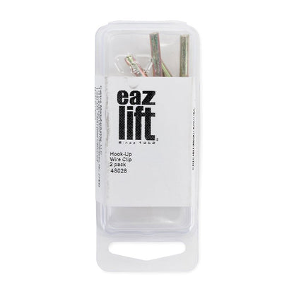 CAMCO 48028 Camco 48028 Eaz Lift Metal Replacement Clamshelled Hook Up Wire Clips for Eaz Lift Weight Distributing Hitch Quick Hook Up Brackets, Pack of 2