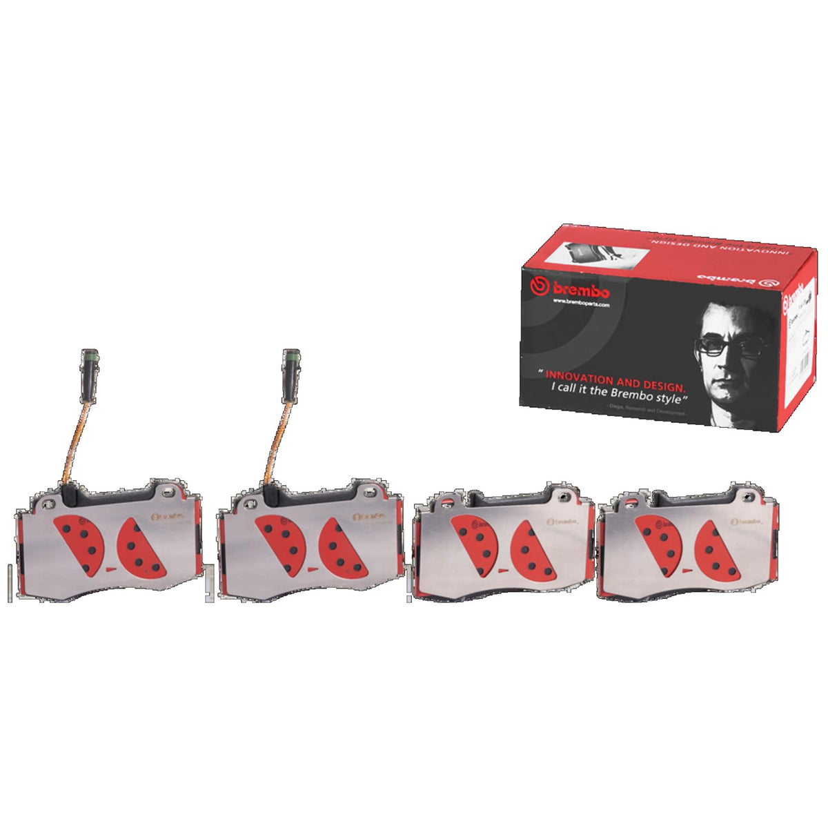 BREMBO P50041N Brembo P50041N Premium Ceramic Front Disc Brake Pad Set MERCEDES-BENZ OE# A0064201220