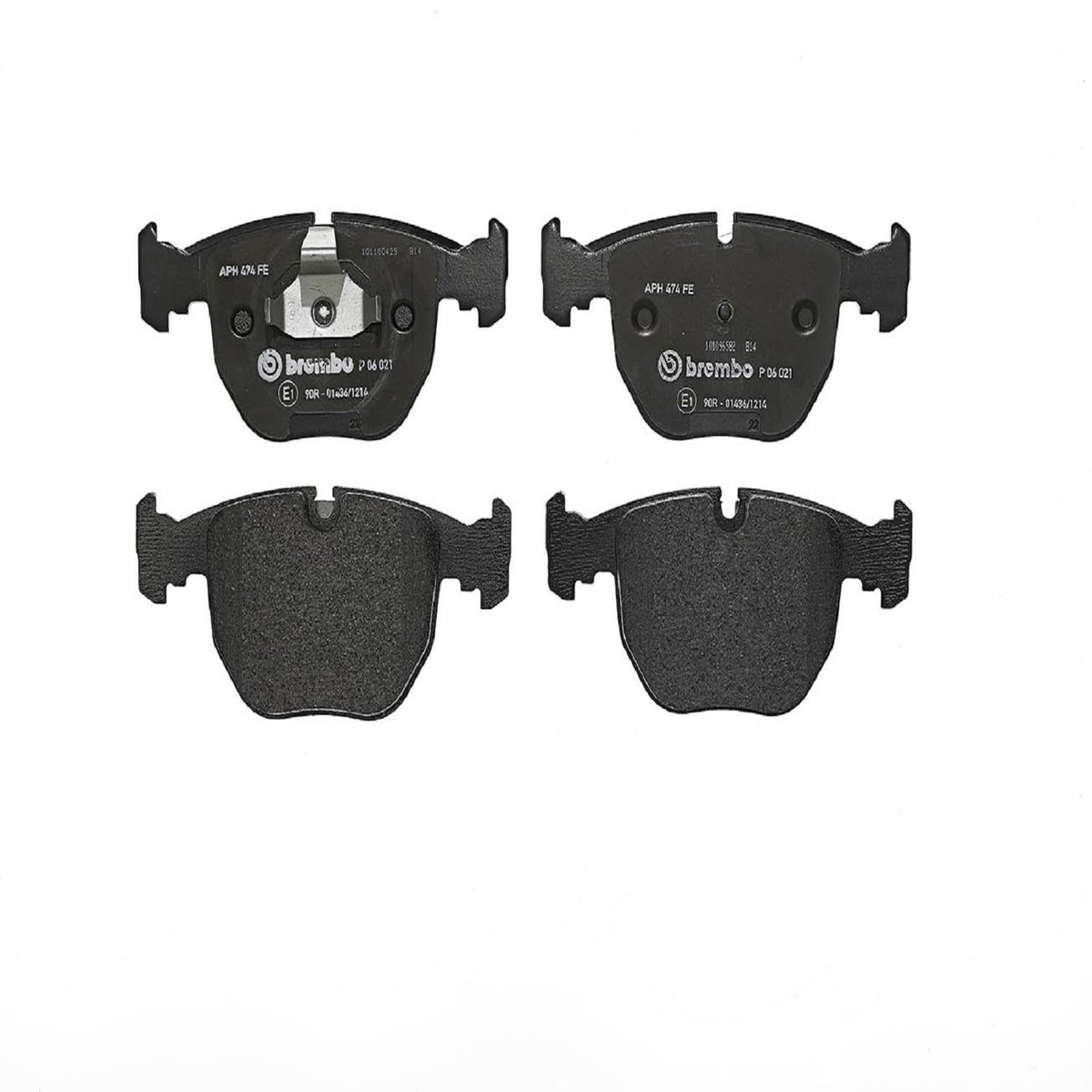 BREMBO P06021 Brembo P06021 Low-Met Front Disc Brake Pad Set ALPINA/BMW OE# 34111163227