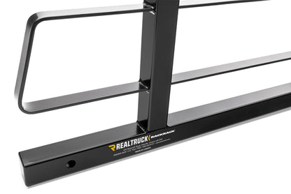 BACKRACK 15022 RealTruck BACKRACK Original Shortened Rack Frame Only | Black, No Drill | 15022 | Fits 2020-2025 Chevrolet/GMC Silverado/Sierra 2500 HD/3500 HD
