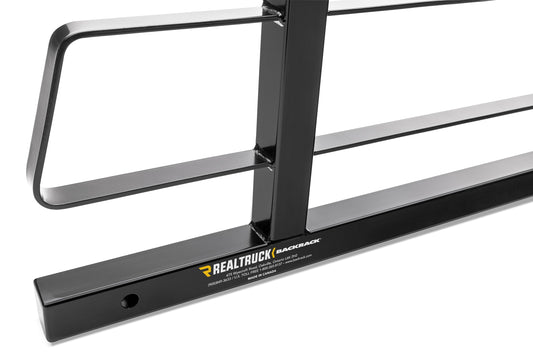 BACKRACK 15004 RealTruck BACKRACK Original Rack Frame Only | Black, No Drill | 15004 | Fits 2004-2025 Ford F-150; 2007-2018 Chevrolet/GMC Silverado/Sierra 1500; 2008-2019 & 2022-2025 Toyota Tundra & Others