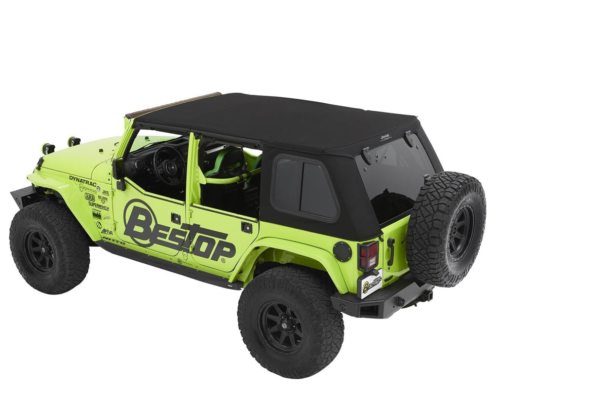BESTOP 54463-17 Jeep® Trektop Pro - '07-18 Wrangler JK 4-Door (Black Twill)