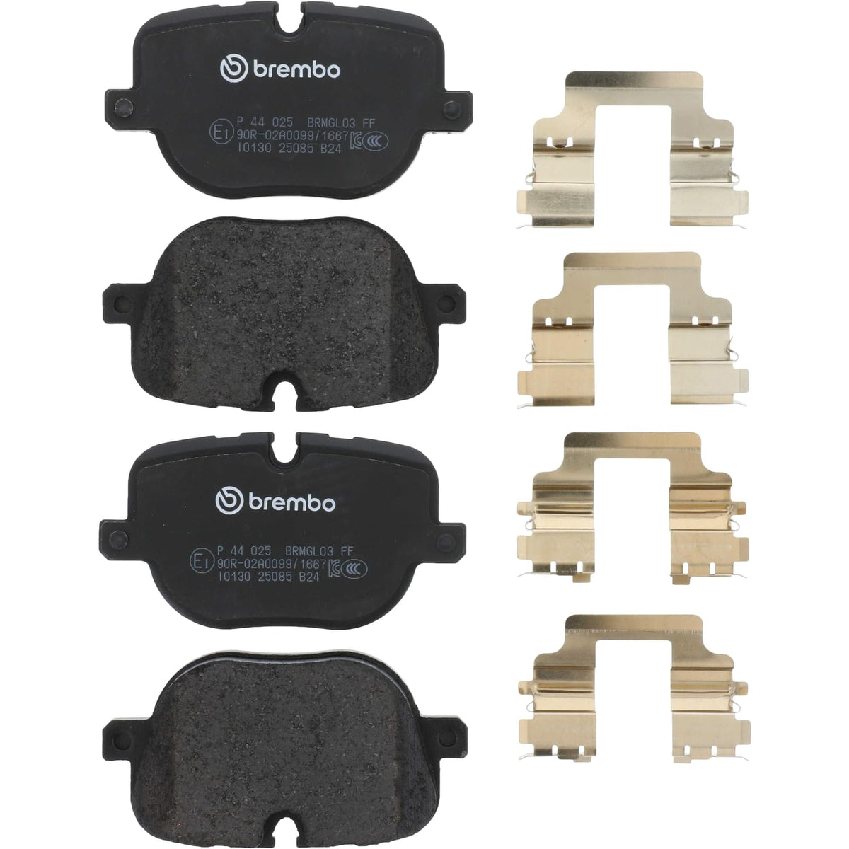 BREMBO P44025 Brembo P44025 Low-Met Rear Disc Brake Pad Set LAND ROVER OE# LR025739