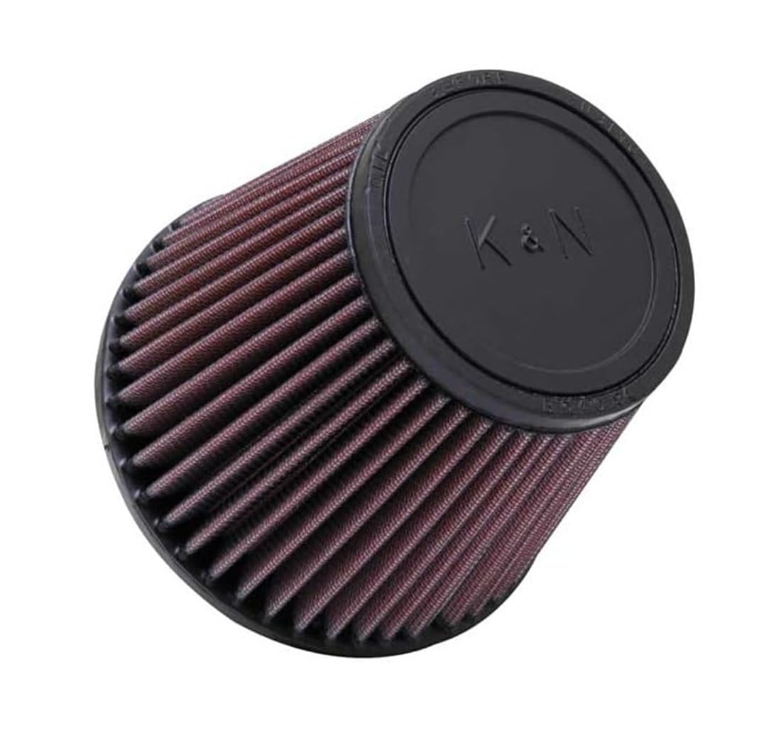 K&N FILTER RU-3580 K&N High-Flow Original Lifetime Universal Clamp-On Air Filter: High Performance, Premium, Washable: Flange Diameter: 3 In, Filter Height: 5 In, Flange Length: 1.75 In, Shape: Round Tapered, RU-3580
