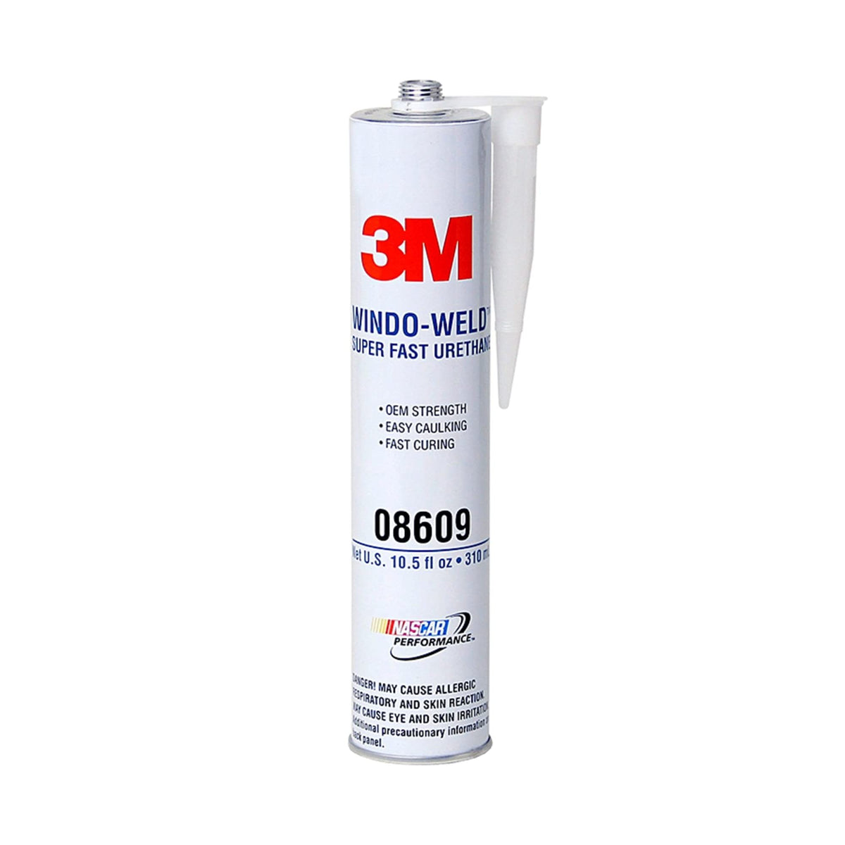 3M 08609 3M Window-Weld Urethane Windshield Adhesive, 08609, 10.5 fl oz Cartridge, Black