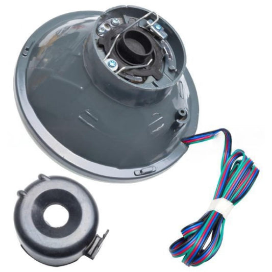 Oracle 6904-003 ORACLE LIGHTING Sealed Beam Halo Headlamp – (Red) 5.75" Pre-Installed Headlight Assembly, 1-Piece, Part # 6904-003