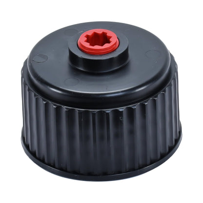 SPEEDFX 8842 SpeedFX Utility Jug Replacement Cap 8842, Replacement For SpeedFX 5 Gallon Containers, Round, Plastic, Black, with O-Ring