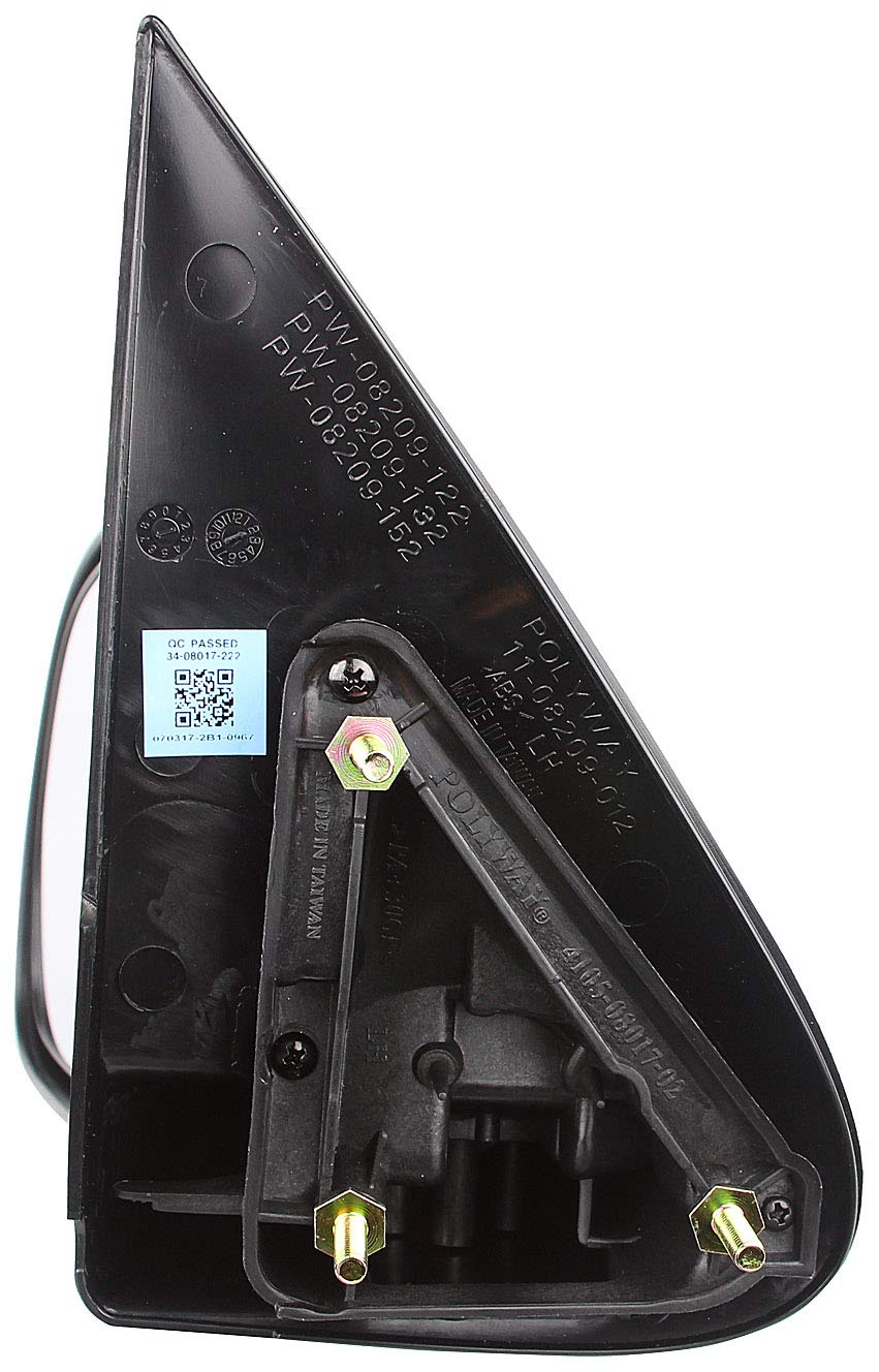 DORMAN 955-068 Dorman 955-068 Driver Side Manual Remote Door Mirror - Folding Compatible with Select Chevrolet / GMC Models, Black