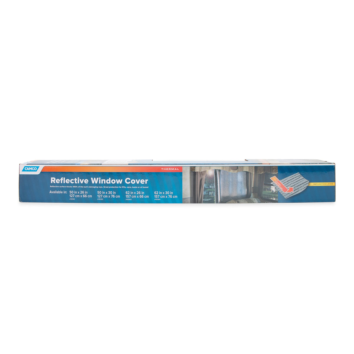 CAMCO 45161 Camco 45161 50" x 26" SunShield Reflective Window Cover