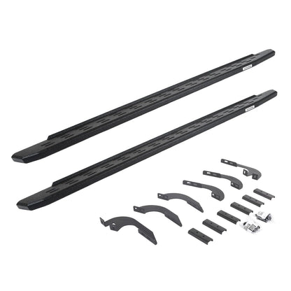 GO RHINO 69642987T Go Rhino RB30 Running Boards & Brackets | Galvanized Steel, Protective Bedliner Coating | 69642987T | Fits 2005-2023 Toyota Tacoma Double Cab Pickup