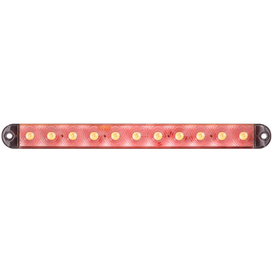 OPTRONICS STL69RCB Clear Lens RED THINLINE Stop/Turn/Tail Light, Hard Wired