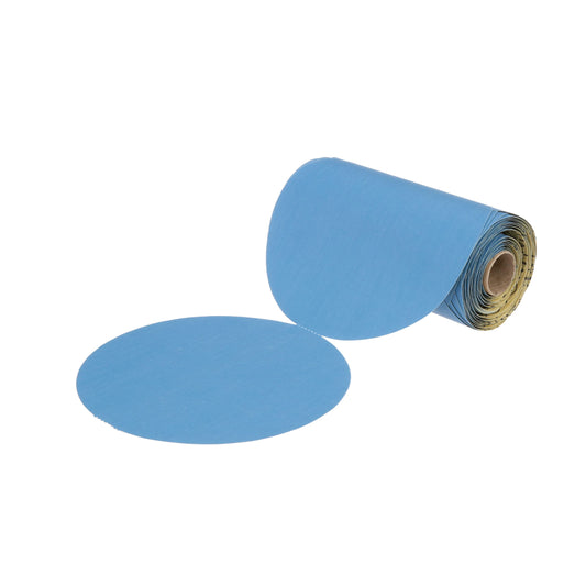 3M 36211 3M Stikit Blue Abrasive Disc Roll, 321U, 36211, 6 in, 400+ Grade, No Hole
