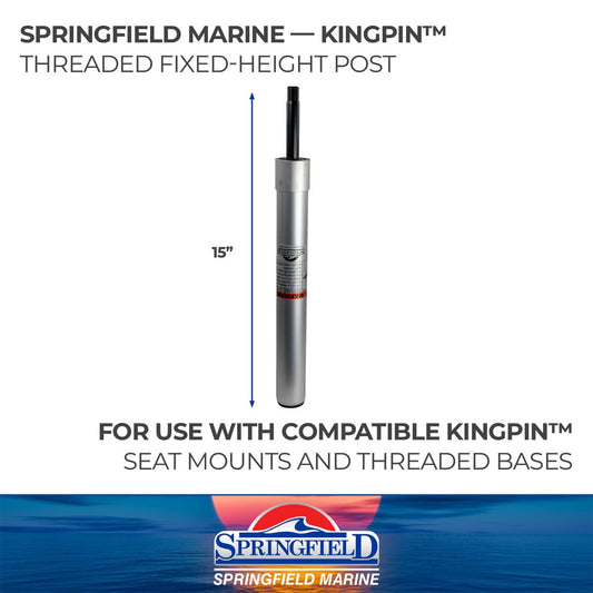 SPRINGFIELD 1630423-A Springfield 1630423-A KINGPIN THREADED 15' POST ANOD