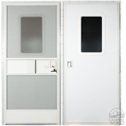 AP PRODUCTS 015-217712 AP Products 015-217712 RV Square Entrance Door - 24" x 70", Polar White