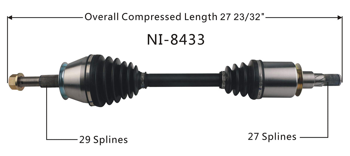 Trakmotive NI-8433 CV Axle, 1 Pack