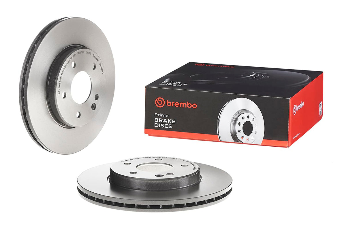 BREMBO 09486941C02 Brembo 09.4869.41 UV Coated vented Front Brake Rotor MERCEDES-BENZ OE# A2024210912