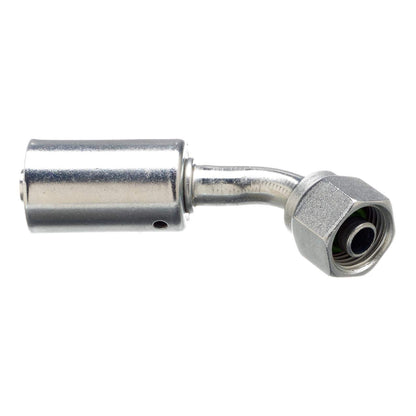 Gates G45591-1008 Female SAE Tube O Ring Nut Swivel 45 Bent Tube