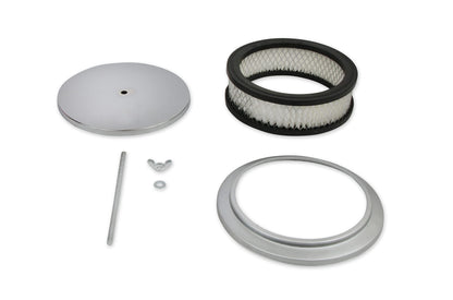 MR GASKET 1486 Mr. Gasket 1486 Air Cleaner - 6-1/2 Inch Diameter, 2 Inch Tall - Chrome