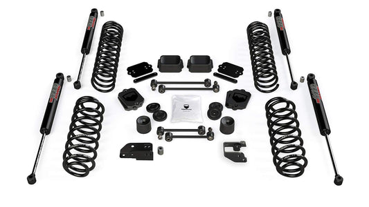 TERAFLEX 1356050 TeraFlex JL 4dr: 3.5” Coil Spring Base Lift Kit & 9550 VSS Twin-Tube Shocks
